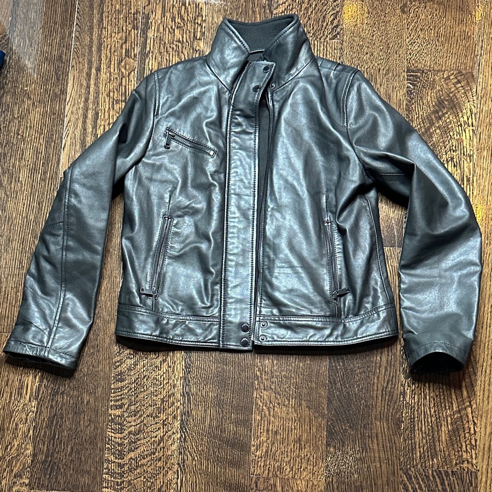 Women’s Black Leather Jacket